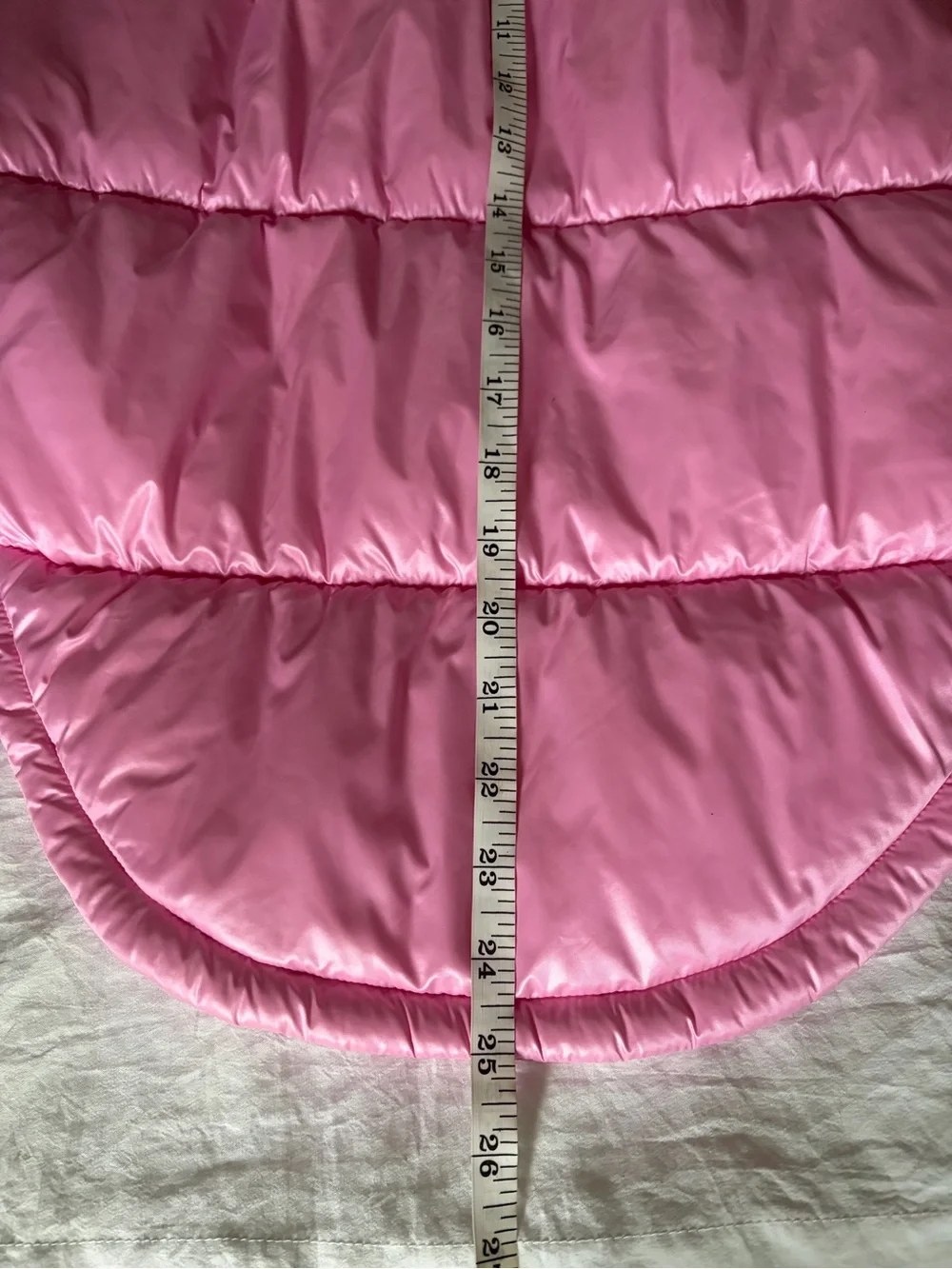 Aritzia Ruff Puff Pink Dog Puffer Jacket Size XL NWT